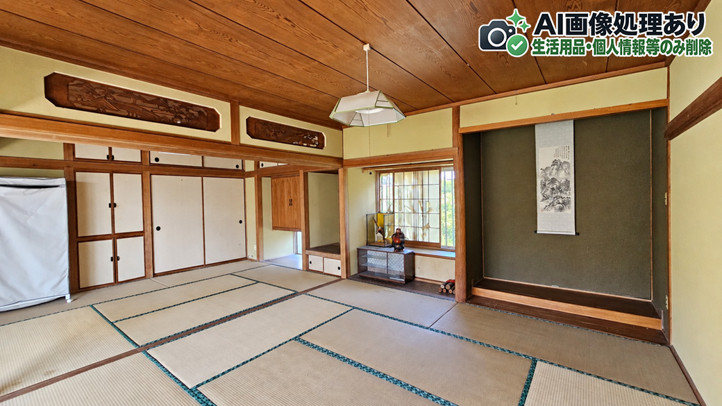 二間続きの和室は、建具の開閉で過ごし方を変えられる昔ながらの構成です。