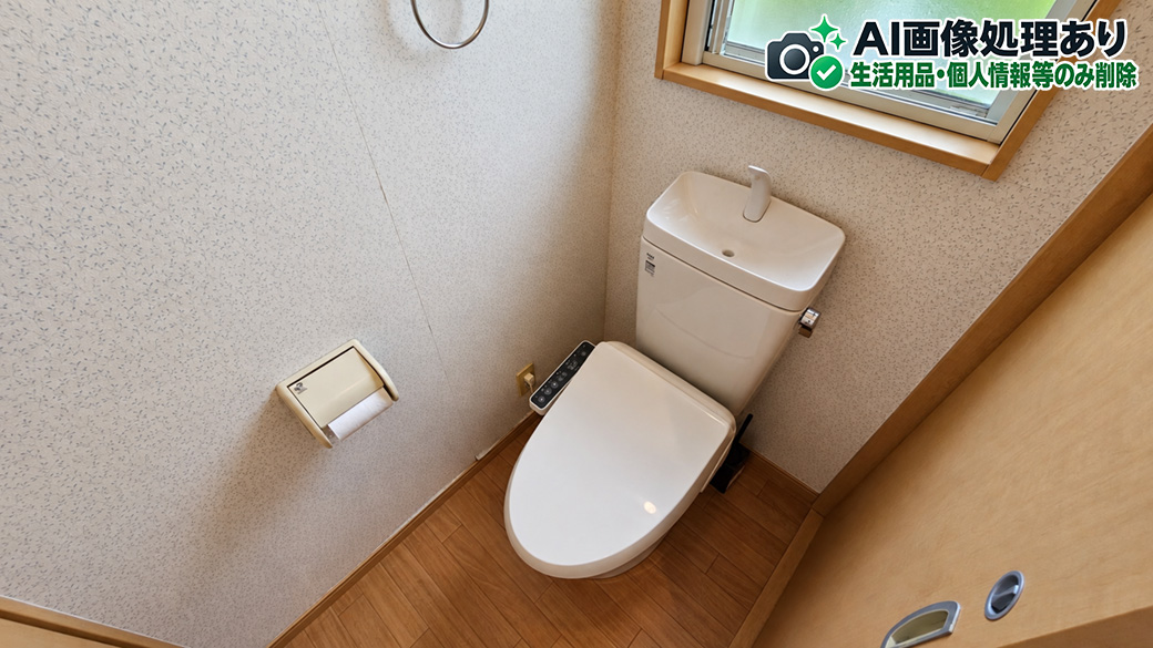 2階にも独立したトイレを確保。居住部分だけで日常生活が完結します。
