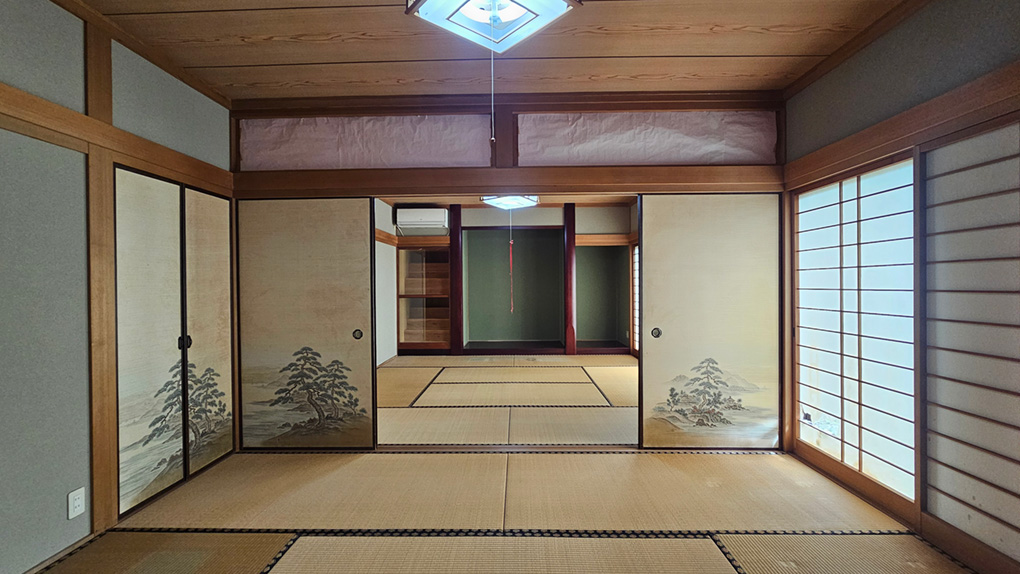 襖を開ければ大空間として活用可能な和室