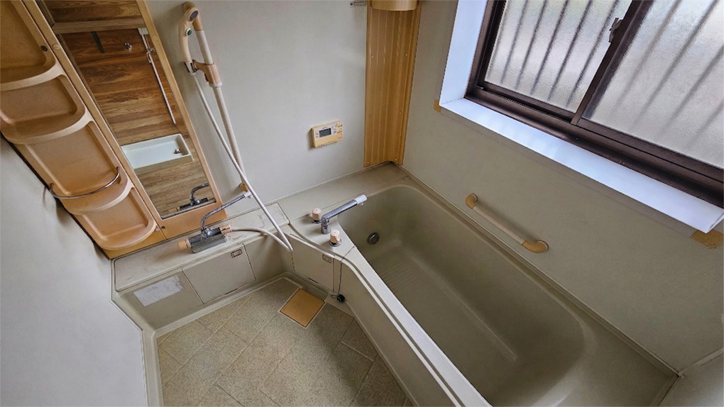 浴室は湿気がこもりにくく清潔感を保ちやすい空間です