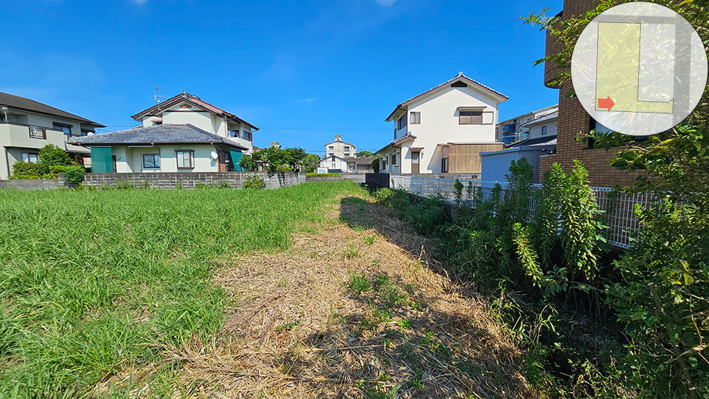 自分だけのプライベート空間を創り上げる魅力的な敷地です。