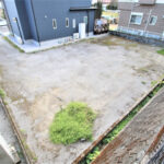 学園木花台桜：プライベート空間を確保した新築用地。上下水道引き込み済み。