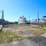恒久分譲地：北西角地の新築用地。上下水道完備(18号地)