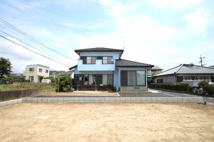 敷地中心から北側を撮影しています。