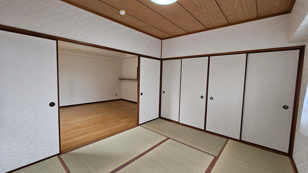 和室からLDまで大きく開放でき、暮らしに合わせて一室の役割を変えられます。